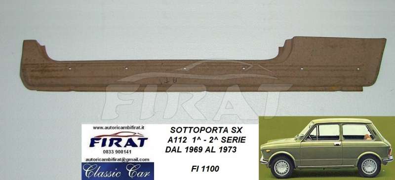 SOTTOPORTA A112 1-2 SERIE SX